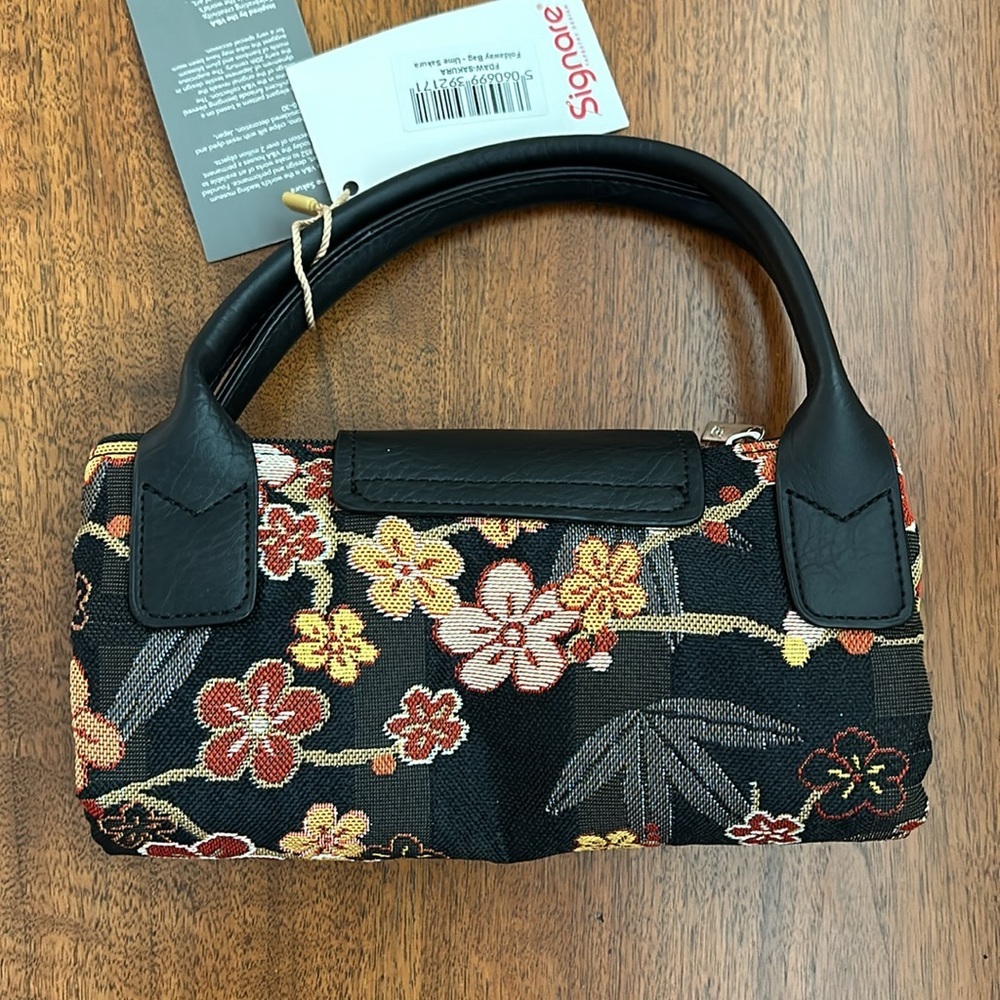 NEW Signare Floral Tapestry Foldable Reusable Shopping Bag - Picture 3 of 3